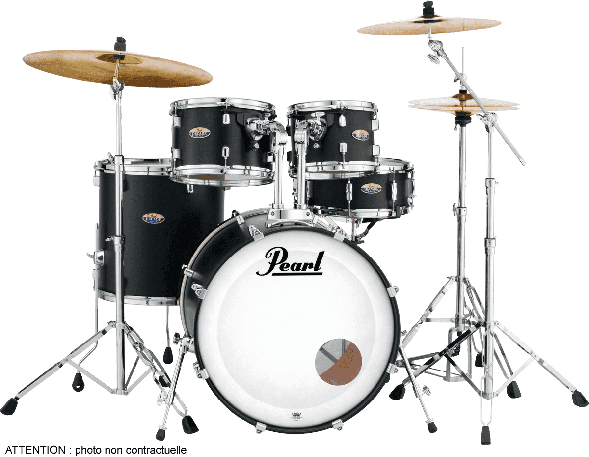 Pearl Decade Maple Stage 22 Satin-Schiefergrau