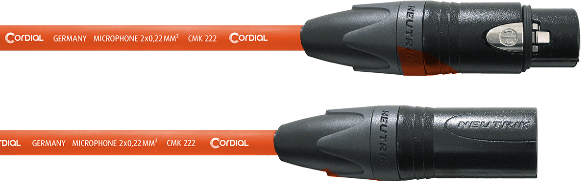 Mikrofonkabel XLR 5 M Orange