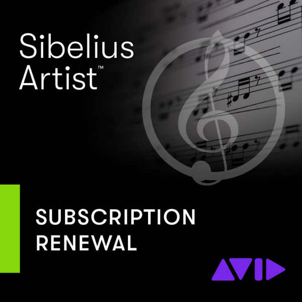 AVID Verlängerung des Sibelius Artist-Abonnements 1Y