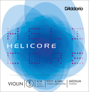 4/4 HELICORE VIOLIN SINGLE E STRING SCALE MEDIUM TENSION