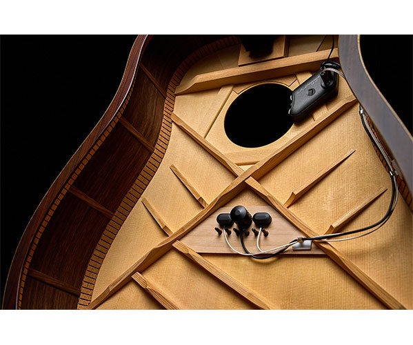 HIFI PICKUP SILO MICROPHONE SOUNDHOLE PREAMP WITH VOLUME AND MIX CONTROL