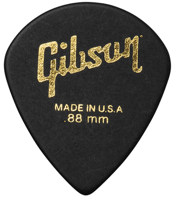 Moderne Gitarrenplektren 6er-Pack Schwarz .88mm Gitarrenplektren