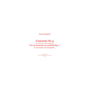 Hakim - Cto N°4 Le Ruisselant - Orgue et Ensemble De Chambre