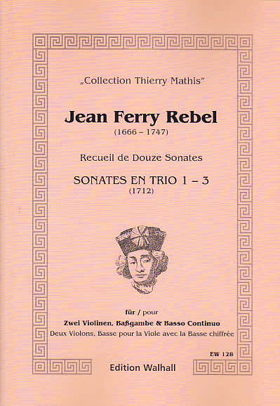 REBEL J-F - Sammlung von zwölf Sonaten (8-12) - 2 Violinen & BC