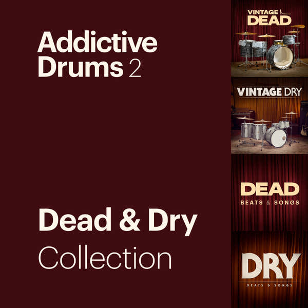 XLN Audio Addictive Drums 2 Dead-&-Dry-Kollektion