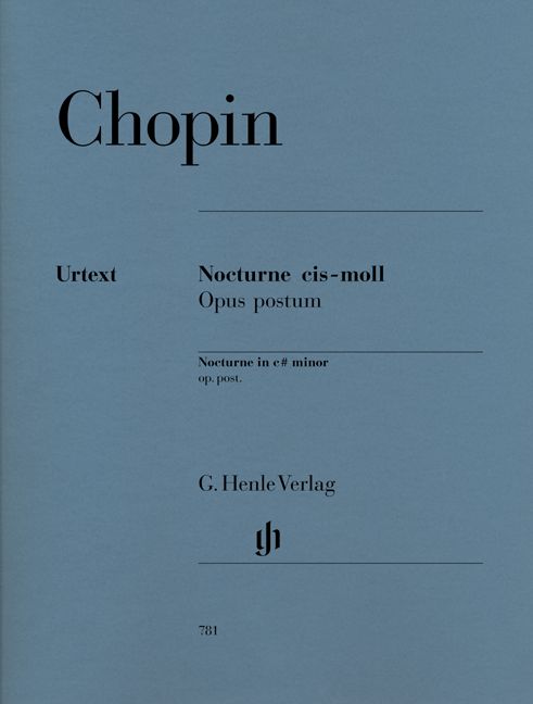 Chopin - Nocturne Ut Dièse Mineur Op. Post. - KLAVIER