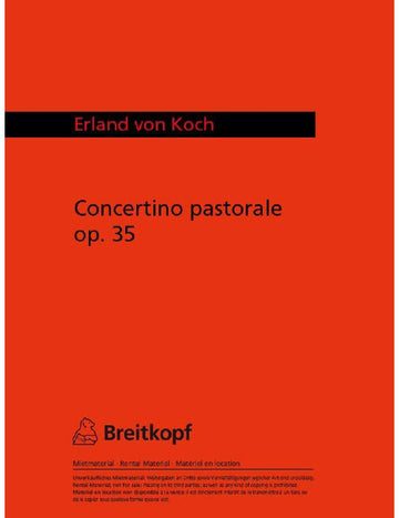 Koch - Concertino Pastorale Op. 35