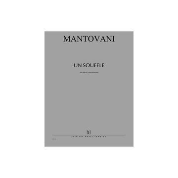 Mantovani - Un Souffle - Flûte et 4 Percussions