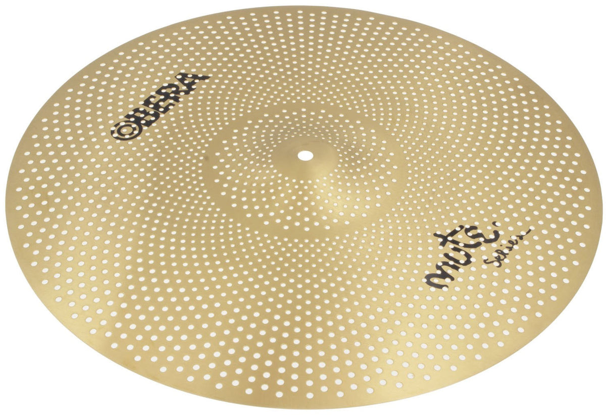 Mute 5x Silent Cymbals Set - 14" 16" 18" 20" 10" - Brass Finish