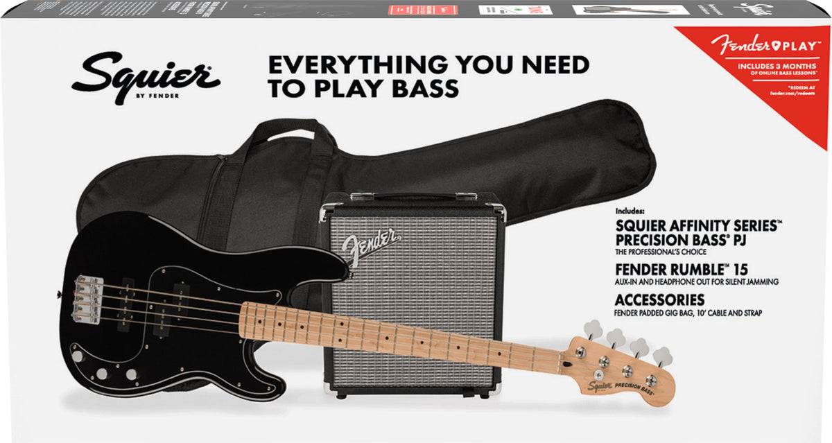 Precision Bass Affinity MN PJ Paket Schwarz