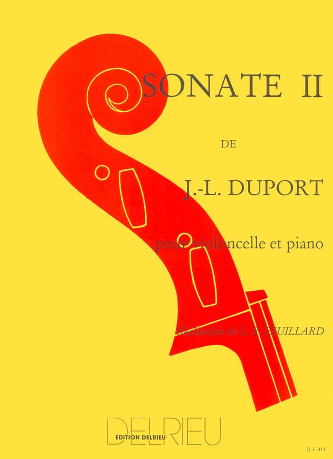 Duport Jean-Louis - Sonate N°2 - Cello Klavier