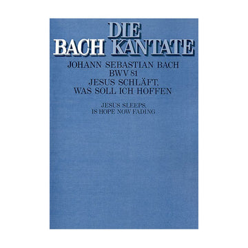 Pitions Ch - J.S. Bwv 81 : Jesus Schläft Was Soll Ich Hoffen