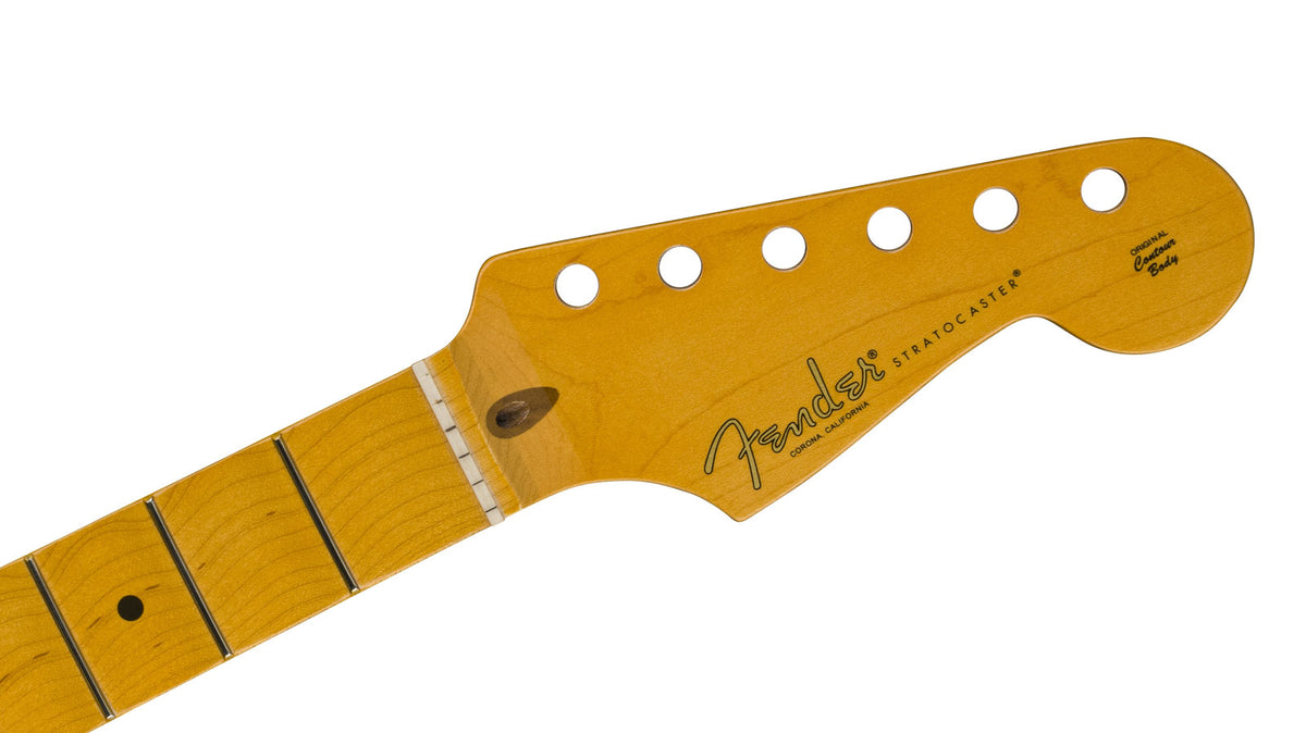 AMERICAN PROFESSIONAL II SCALLOPED STRATOCASTER NECK 22 NARROW TALL FRETS 9.5" RADIUS MAPLE
