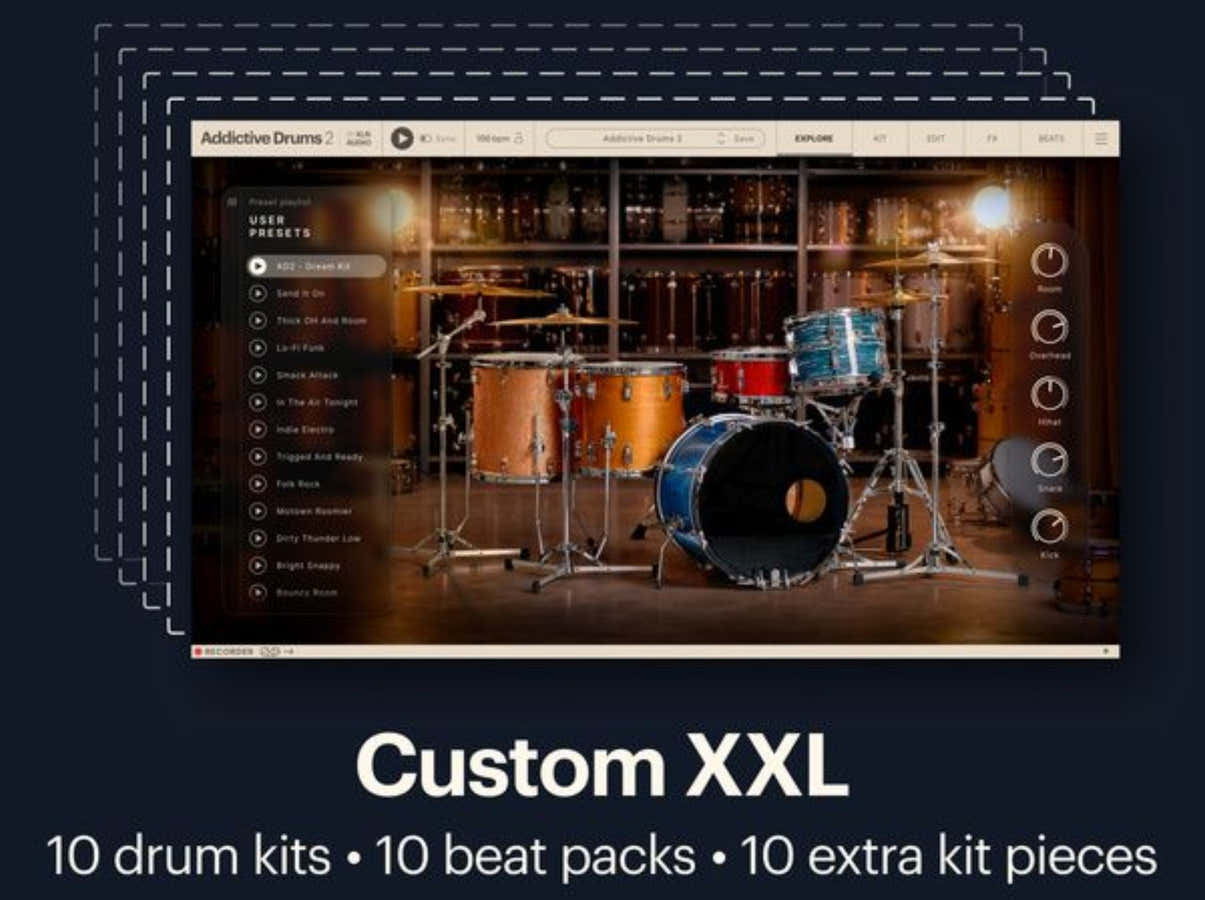 Addictive Drums 2 Custom XXL-Kollektion