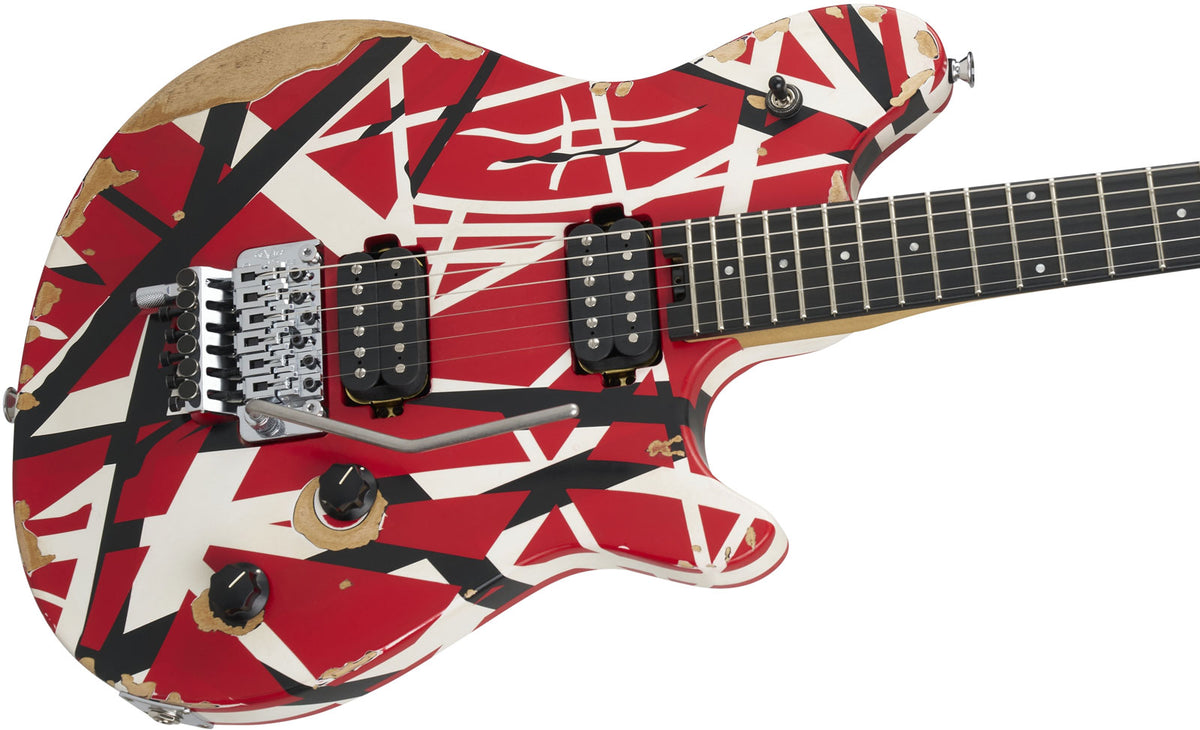 Wolfgang Special Striped Series LTD EBO Rot Schwarz und Weiß gealtert