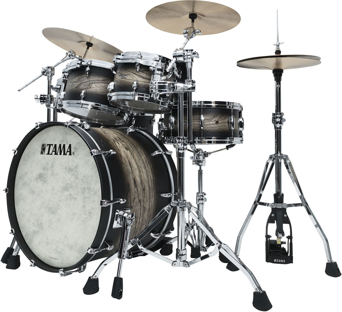 Star Walnut Stage 22 Satin-Schwarz Japanische Sen Burst