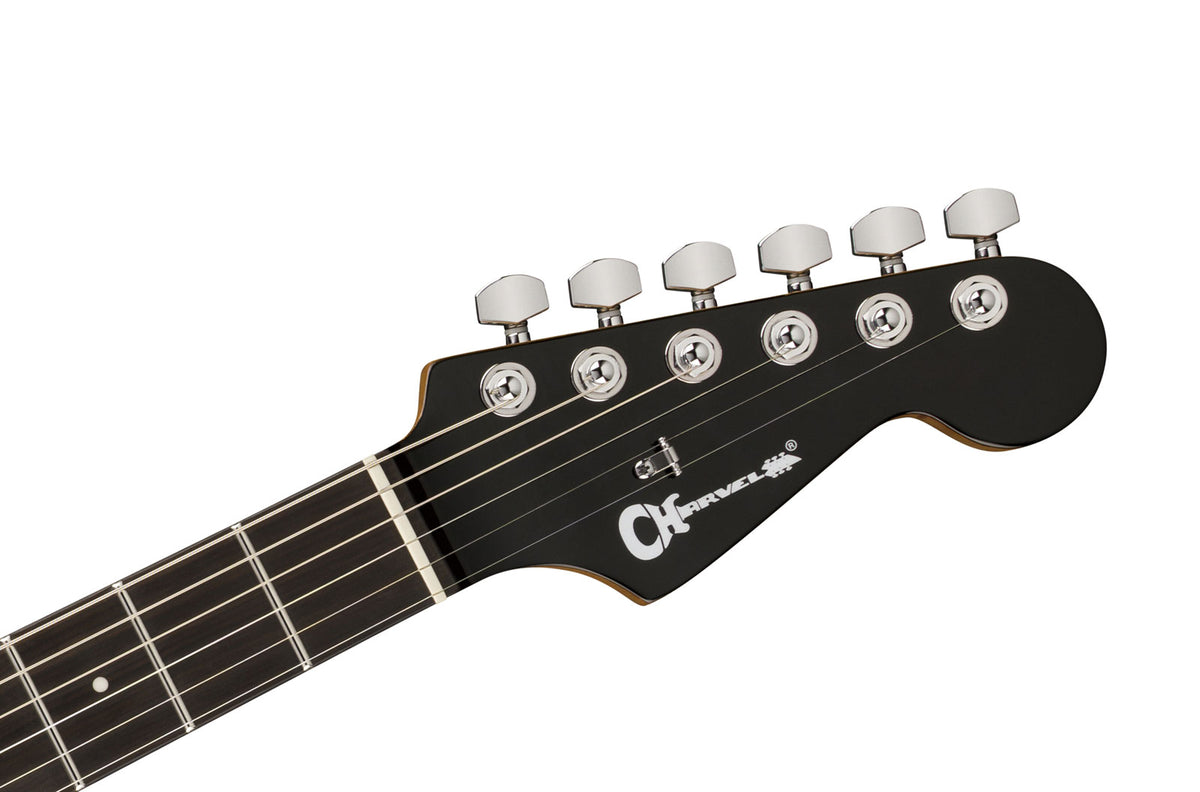 Pro-Mod Plus Dinky DK24 HSS 2PT EB QM Ebo Bernsteinfarbenes Tigerauge