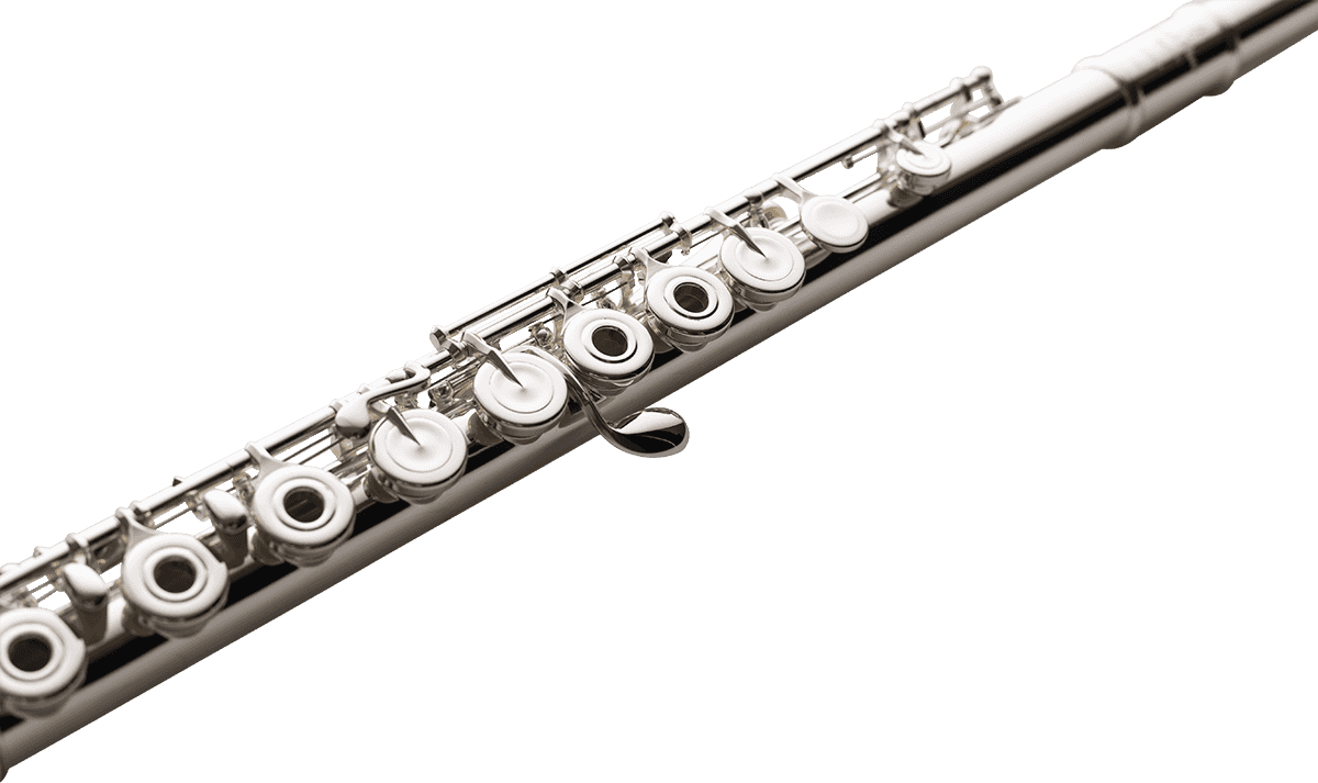 EP925R-F Elegante Primo - Kopfstück Forte + C-Fuß (Offene Klappen und in Linie)