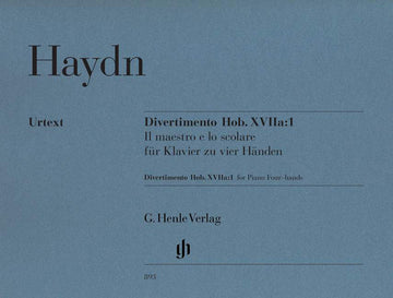 Haydn - Divertimento "il Maestro E Lo Scolare" Hob. Xviia:1 - Piano (4 Hets)