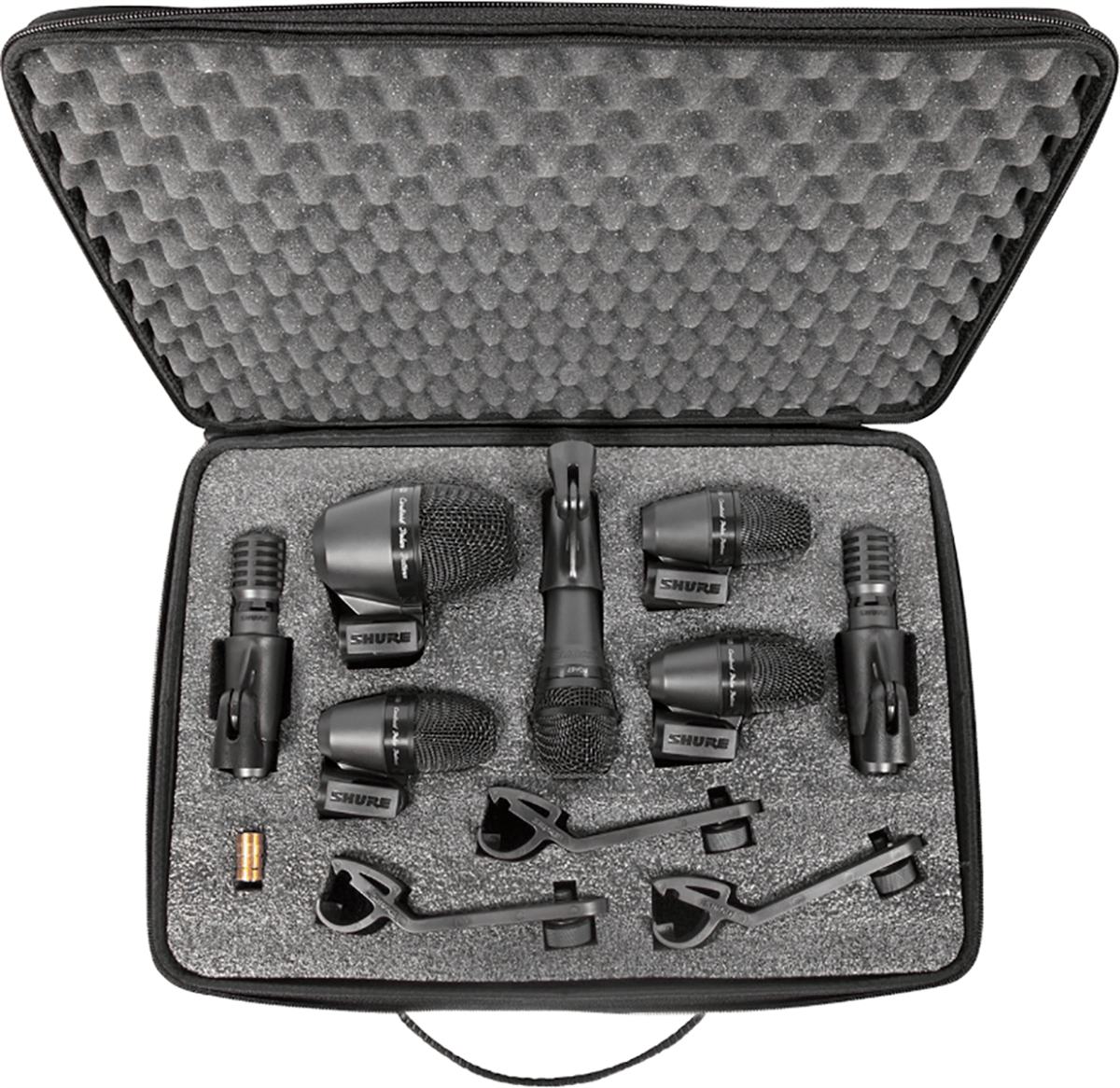 PGADRUMKIT7-CASE 7 MICRO DRUMS