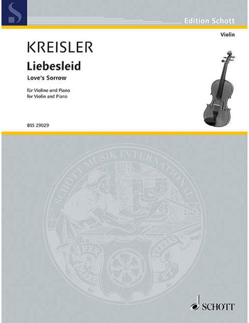 Kreisler - Love's Sorrow No. 11 - Violon et Piano