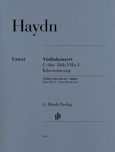 HAYDN J. - CONCERTO FOR VIOLIN AND ORCHESTRA C MAJOR HOB. VIIA:1