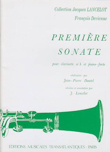 Devienne Première Sonate Pour Clarinette Si B et Pianoforte