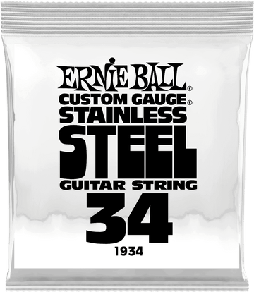 .034 STAINLESS STEEL WOUND ELECTRIC GUITAR STRINGS