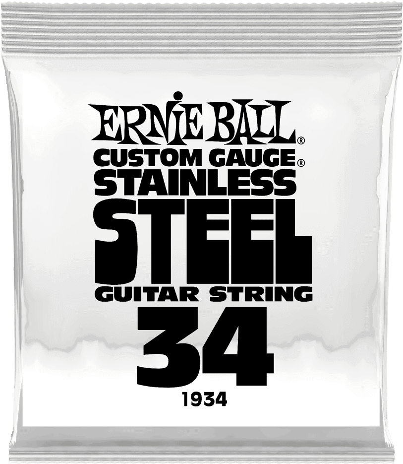 .034 STAINLESS STEEL WOUND ELECTRIC GUITAR STRINGS