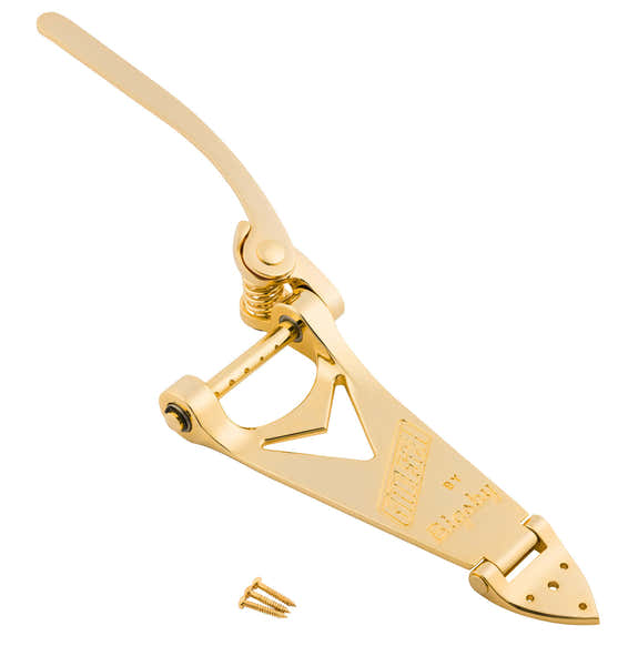Marken-Saitenhalter, Bigsby B6, Saitendurchführung, Gold