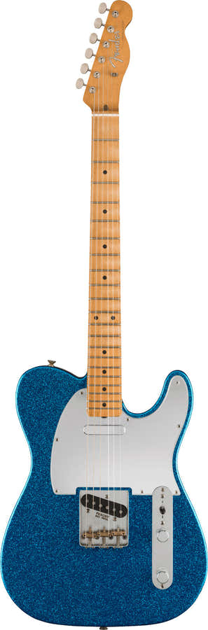 Telecaster Signatur MN Blaues Sparkle