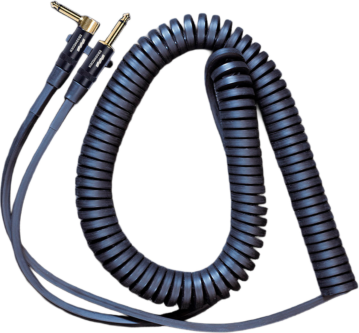 Instrumentenkabel Spiral 7,6M Gerade/Abgewinkelt