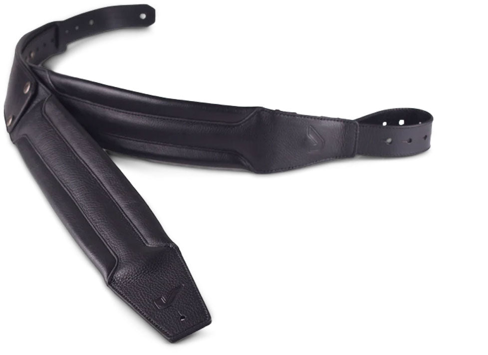 DuoStrap Damian Erskine Signature Doppelter Schultergurt Premium-Leder - Schwarz