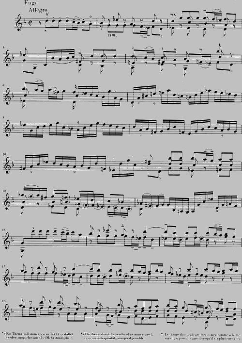 Bach J.S. - Sonatas And Partitas BWV 1001-1006 For Violin Solo (notated And Annotated Version)