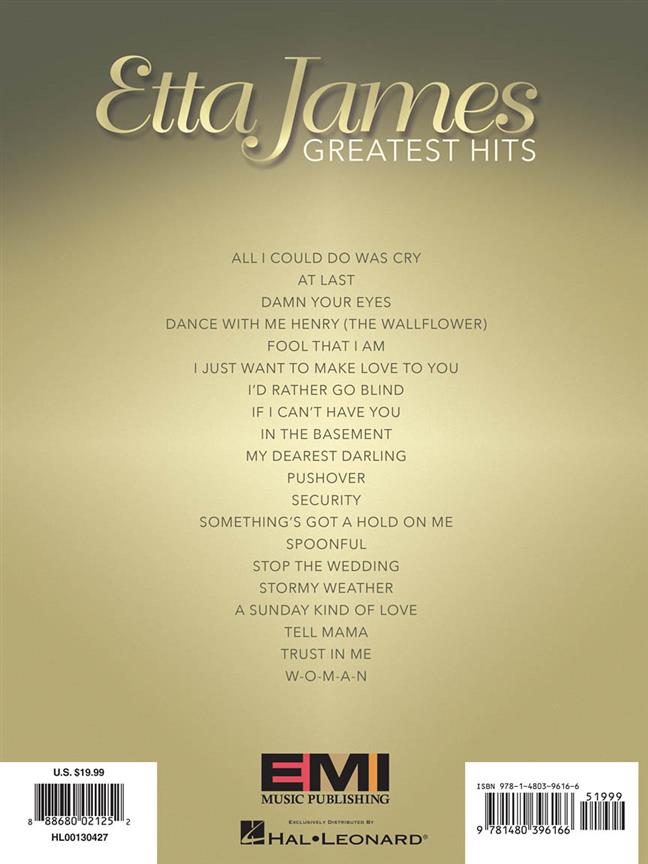 Etta James - Greatest Hits - PVG