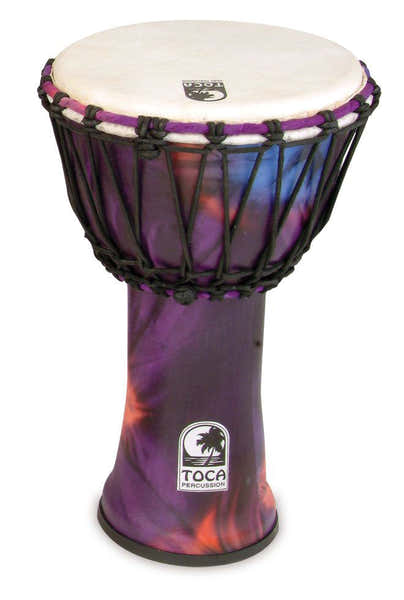 Toca FREESTYLE ROPE TUNED 10 DJEMBE DJEMBE FREESTYLE 10''  PURPLE SFDJ-10WP