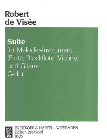 Visee Robert De - Suite G-Dur - Blockflöte Gitarre