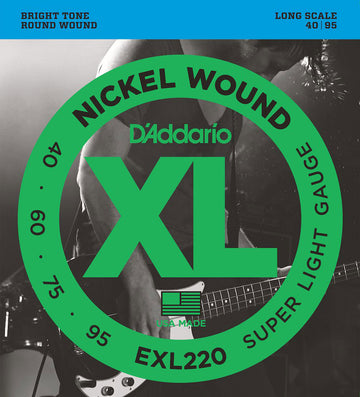 EXL220 Nickel umsponnen lange Mensur superleicht 40-95