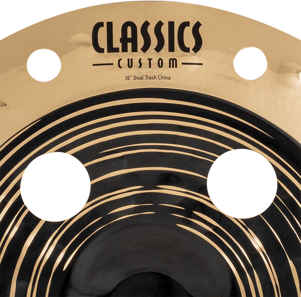 CLASSICS CUSTOM DUAL 16" TRASH CHINA - CC16DUTRCH