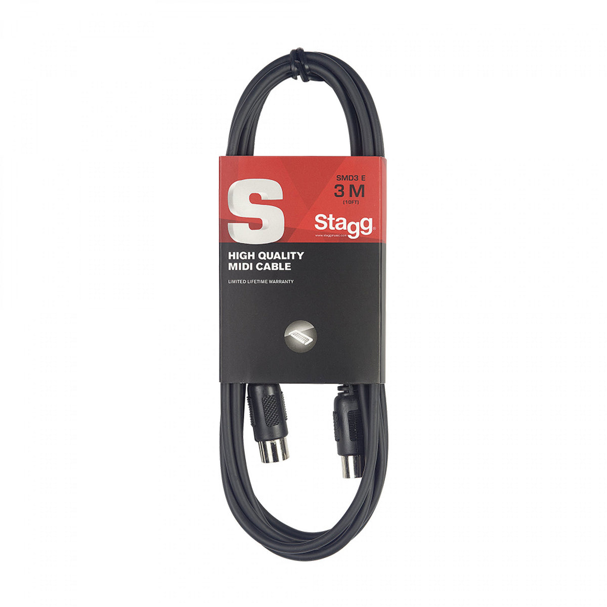 SMD3 E MIDI-Kabel DIN/DIN (M/M) 3 M Kunststoffstecker