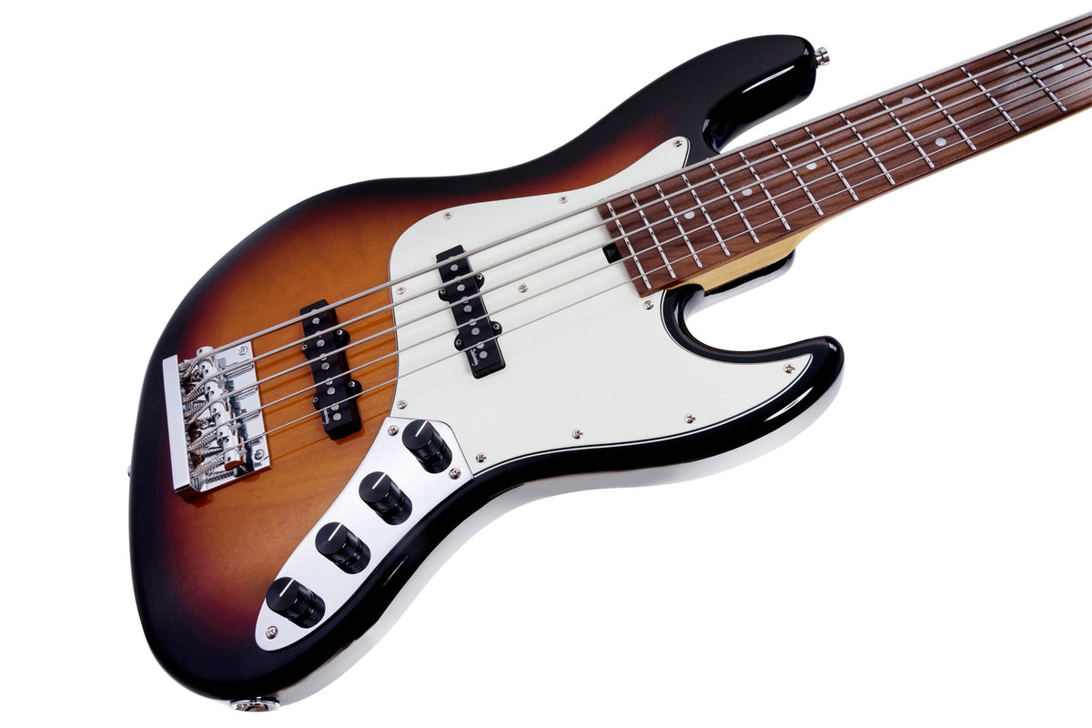 Metroexpress 21 Standard Jj 5 String - Tobacco Burst,Rosewood