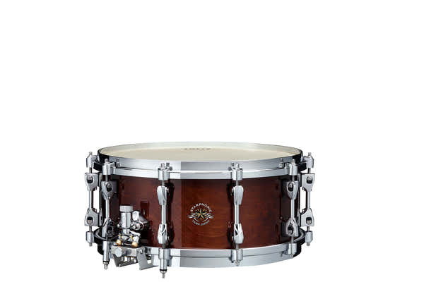 STARPHONIC 6"X14" CONCERT SNARE DRUM W/MULTI SNARE FRAME GLOSS MOCHA BROWN