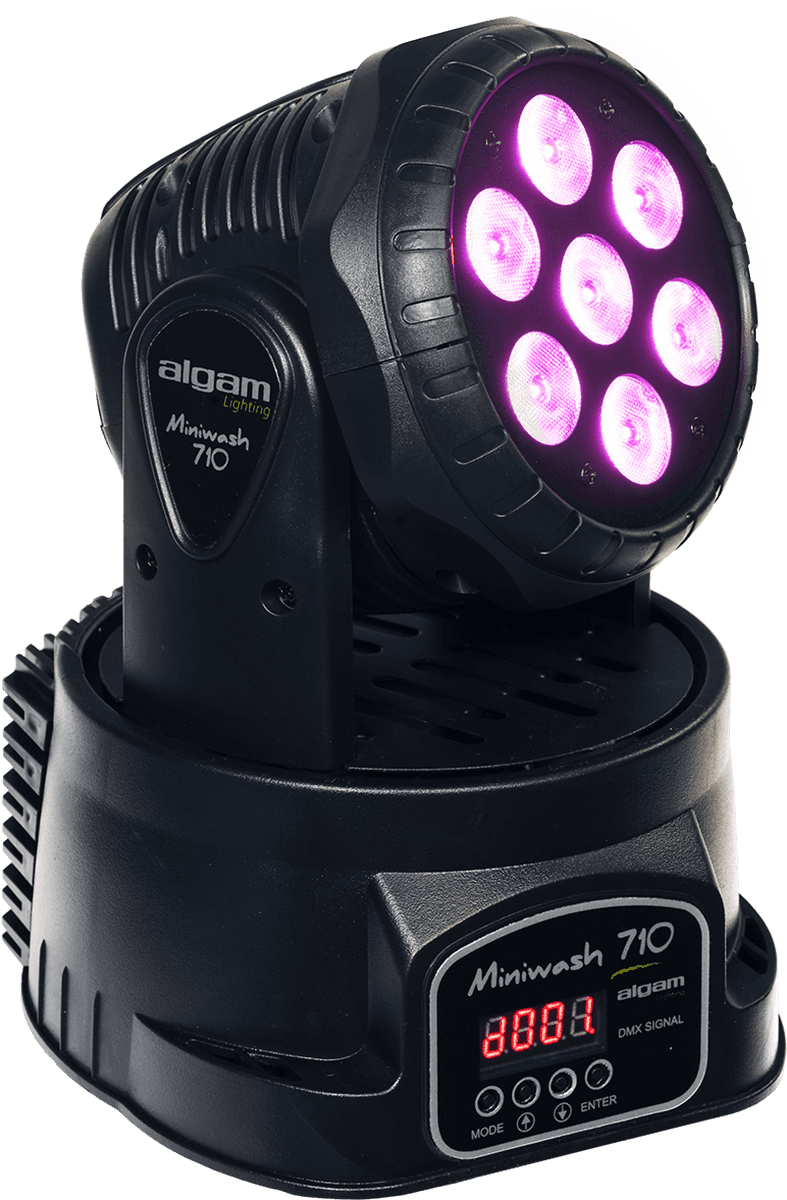 MINI WASH 710 - LYRE WASH LED 7 x 10 W RGBW