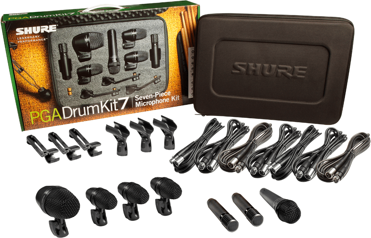 PGADRUMKIT7-CASE 7 MICRO DRUMS