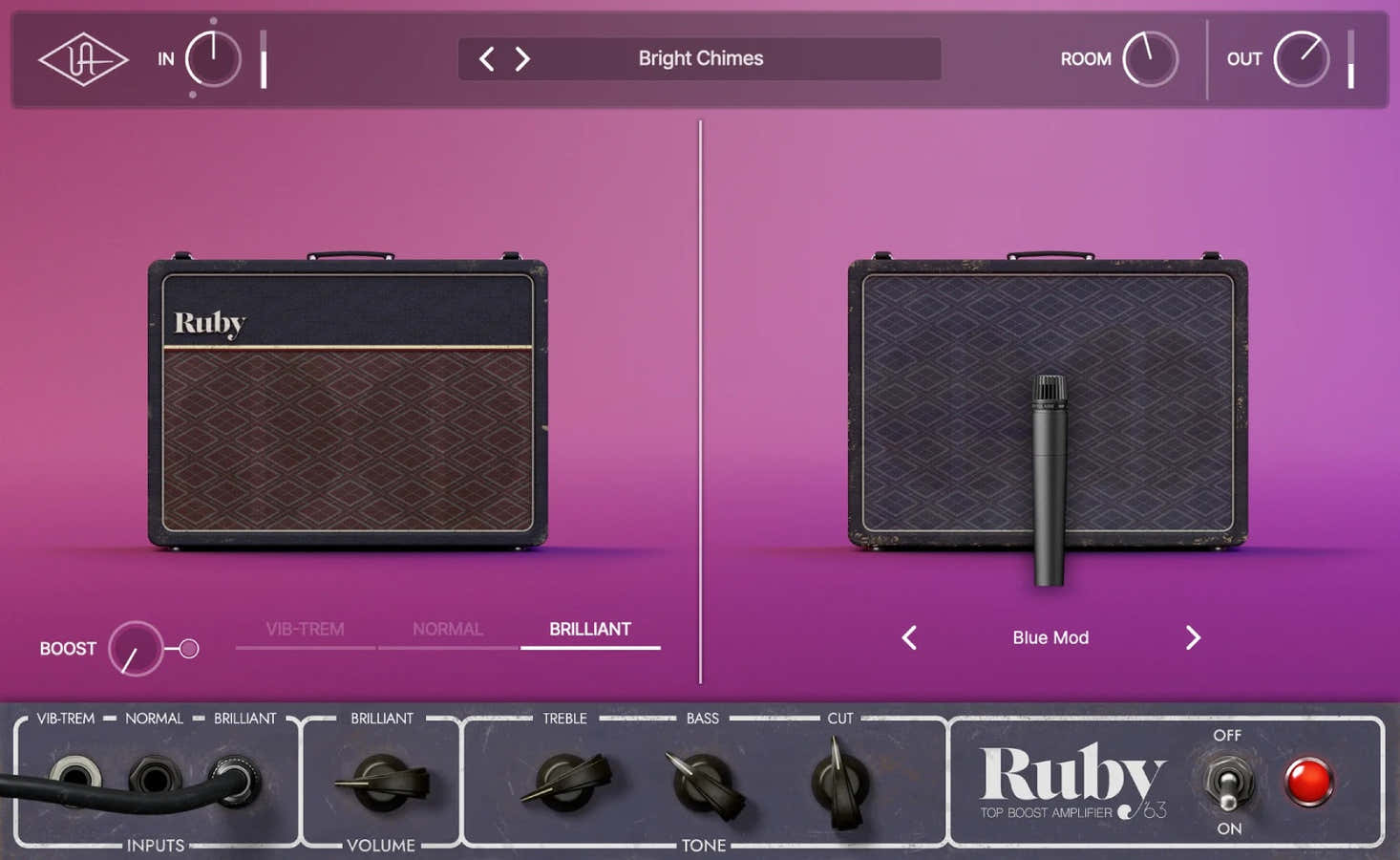 UAD Ruby 63 Top-Boost-Verstärker