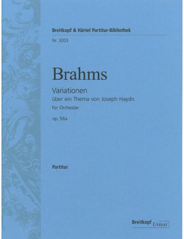 BRAHMS JOHANNES - HAYDN-VARIATIONEN B-DUR OP.56A - ORCHESTRA