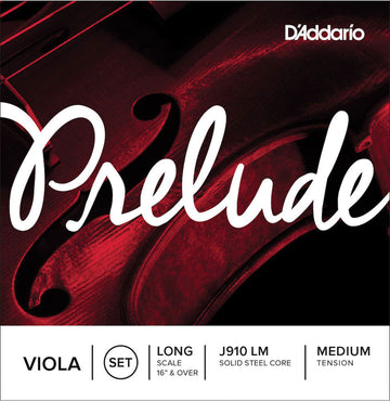 SET OF STRINGS FOR PRELUDE VIOLA "LONG SCALE" MEDIUM TENSION