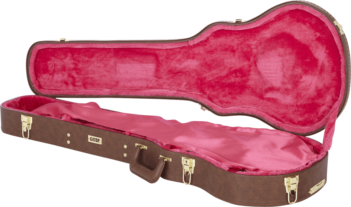 Koffer Les Paul Braun aus Holz Deluxe - GW