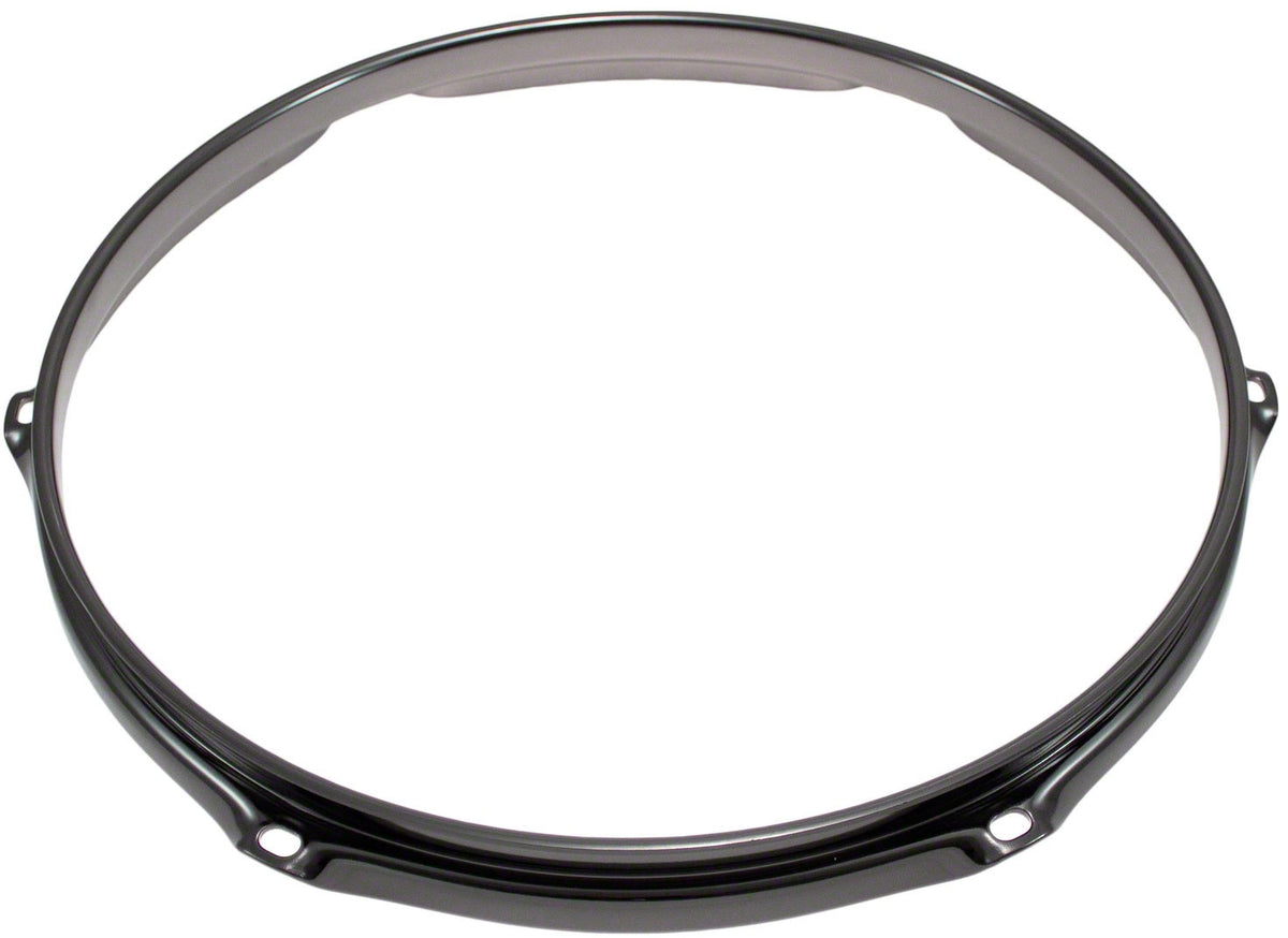 H30-10-6BK - 10" Spannreifen 6-Loch Schwarze Super dreifache Flansch 3.0mm