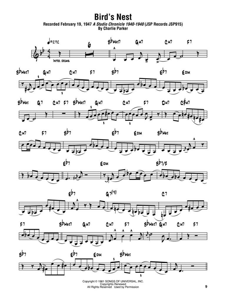 Parker Charlie - Omnibook Vol.2 En Do